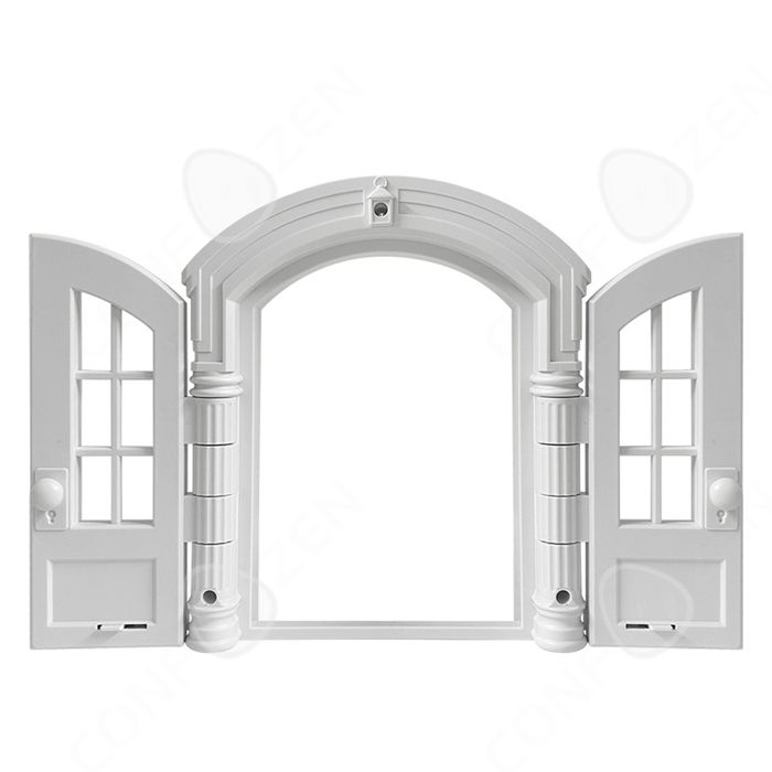 Meilleurs prix pour Chatiere pour chat 24x27,5x7,2cm porte pour animaux avec double porte battante porte pour chat cat mate chatière à verrouillage