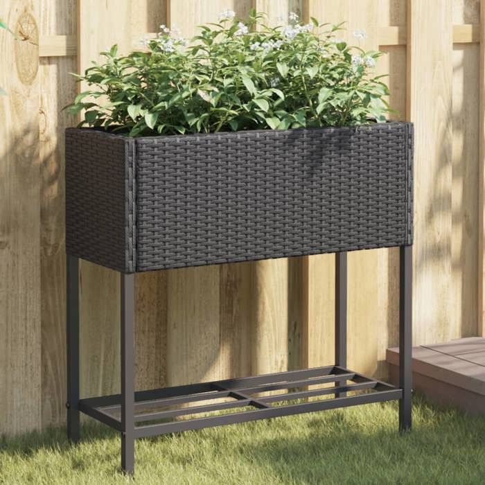 vidaXL Jardinière avec étagère - vue 2
