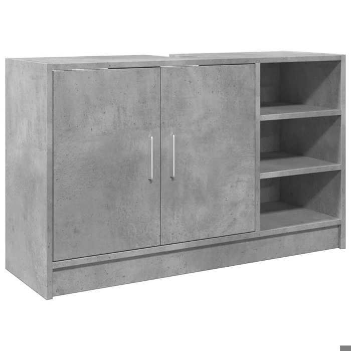 Bonne qualité - Armoire de rangement Armoire dévier gris béton 90x29x55cm - Bois dingénierie DECO M2592335
