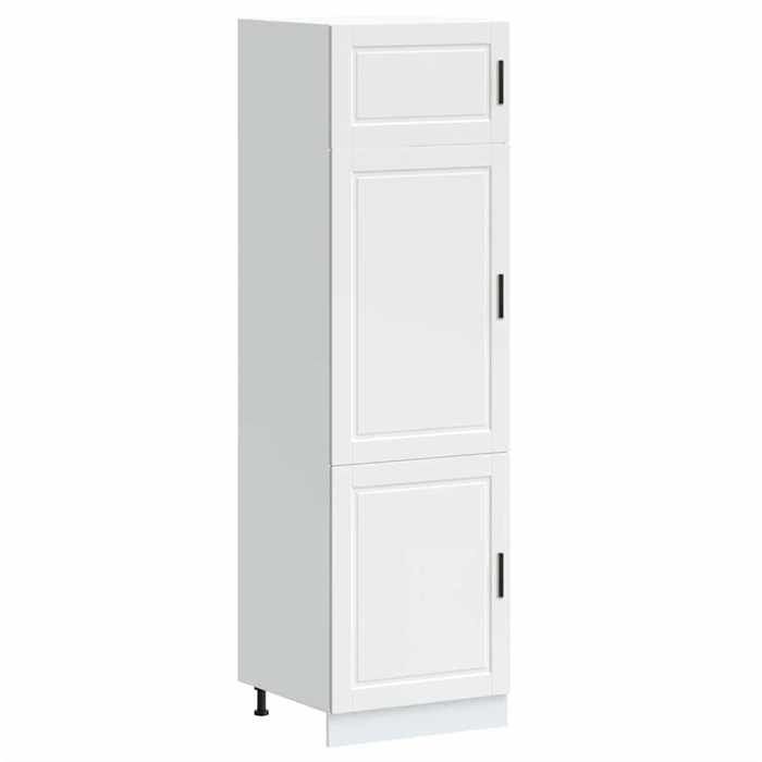 Meuble Colonne Meuble Bas de cuisne - UU - Armoire de cuisine Porto blanc bois dingénierie LV1130