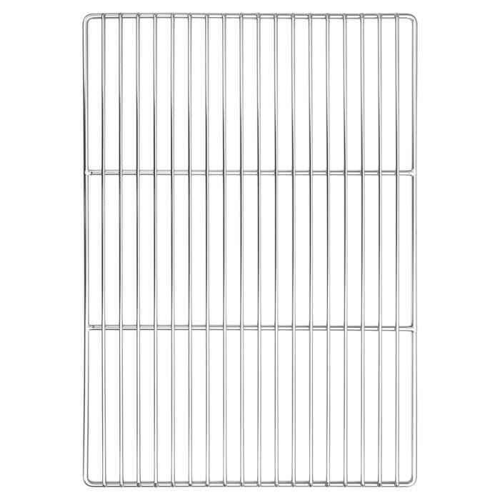 Grille De Barbecue En Acier Inoxydable 304 - Dimensions 50x35 Cm, Rectangulaire Avec Poignées, 2,1 Kg