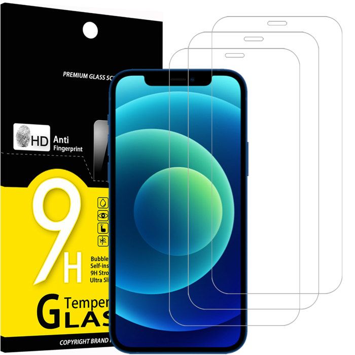 Guretok Verre Trempé Anti-Espion Pour IPhone 13/13 Pro/16e 6,1", Vitre