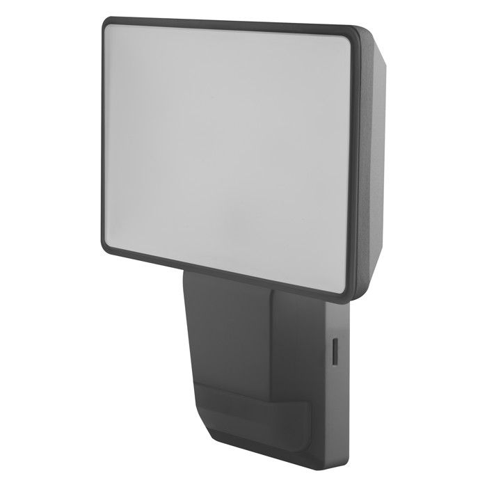 OSRAM ENDURA PRO projecteur extérieur avec capteur angle diffusion large design optique innovant 15W Gris foncé protection
