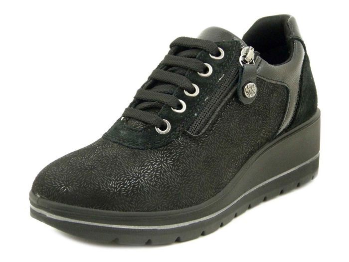 IMAC Chaussure Femme - Basket - IMAC - Noir - Lacets et Zip