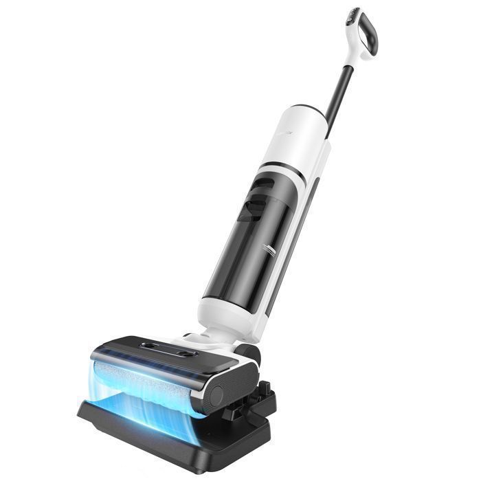 LARESAR M5 Combo Aspirateur laveur 3-en-1 Sans Fil - 15KPa -55min d’Autonomie -LED Auto Nettoyage Anti Enchevêtrement