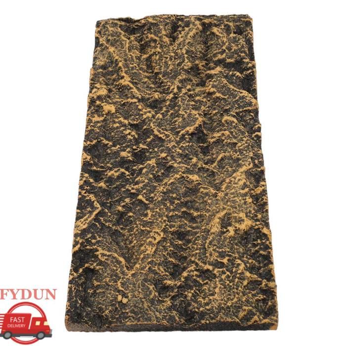 Comparer les prix de FYDUN Fond de terrarium de roche Fond De Terrarium En Roche Texture animalerie artificielle 265x125cm / 1043x492 pouces