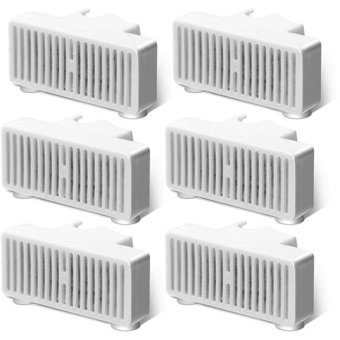 6 filtres forme T rechange pour fontaine eau Pioneer Pet