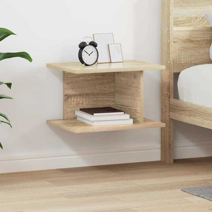 Armoire de chevet (1 pc) - vidaxl - Table de lit - bois dingénierie - chêne sonoma - 40 x 30 x 25 cm@grc60w