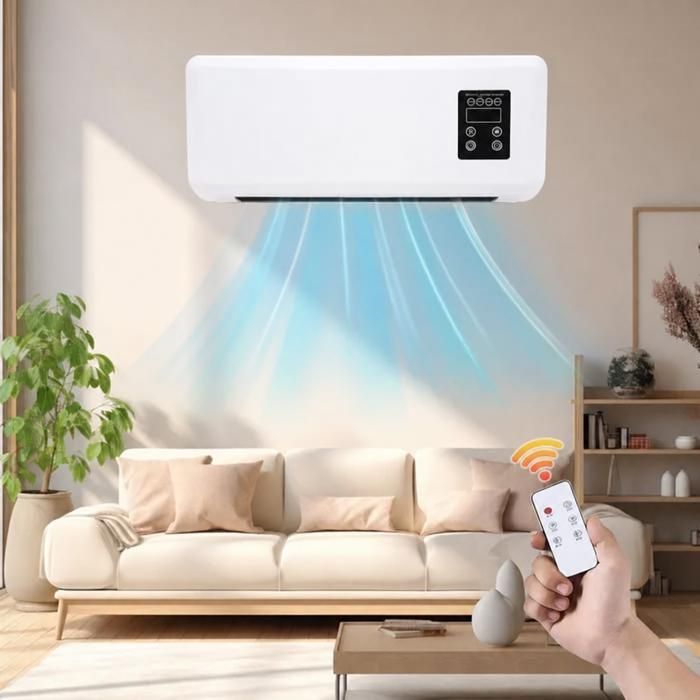 Ventilateur Mural Avec TélécommandePolyvalent Ventilateur Portables Ventilateur Mural Réversible SplitSans Unité Extérieure