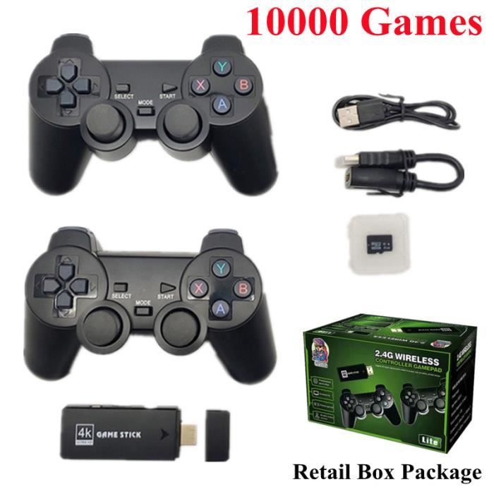 10000JeuConsole De Jeux Vidéo 4k Hd 32g Lite, 10000 Jeux Intégrés