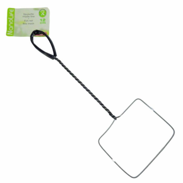 Meilleurs prix pour Epuisette filet blanc maille fine 12 cm x 11 x 37 cm aquarium - animallparadise