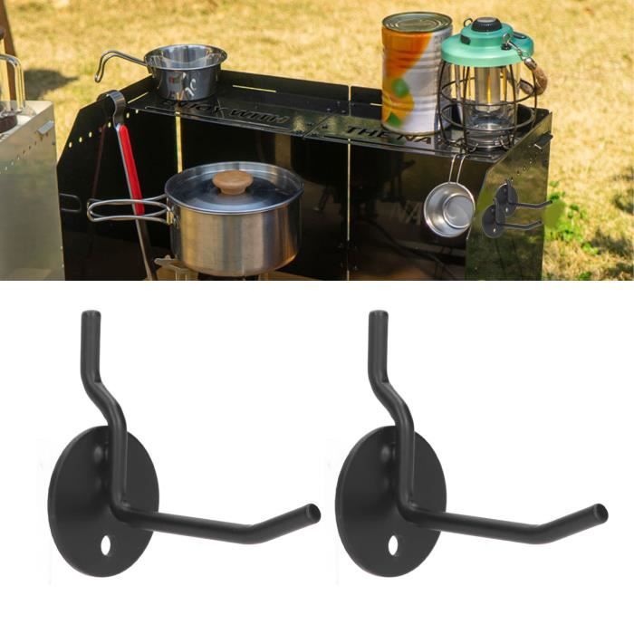 Hriymtd 2 Pièces Crochet Mural Garage Crochet Rangement Garage Robustes Crochet Double De Stockage De Garage Support Mural Garage Robuste Pour Organiser Outils De Jardin Et De Garage