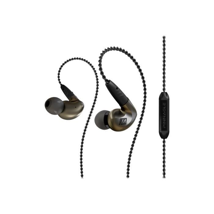 Ecouteurs intra-auriculaires filaires MEE audio Pinnacle P1 - Noir