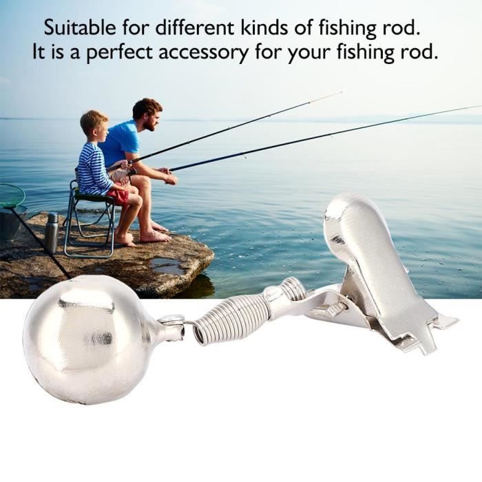 10 Pcs Cloches De Canne À Poisson Clips Pêche La Nuit Bouée