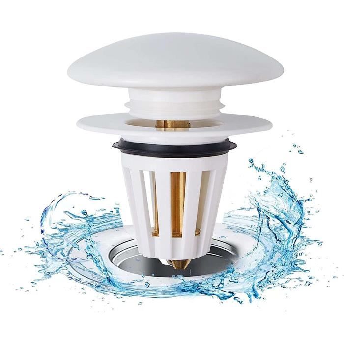 Bouchon De Lavabo Universel Pop Up Avec Tamis Anti-clogging (32 à 42 Mm