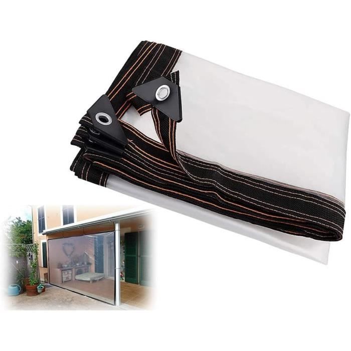 Bâche Imperméable Transparente 2,5x3 M Avec Œillets - Protection Extérieure Pour Terrasse, Poulailler, Bois