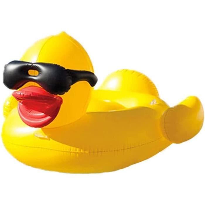 Bouée Canard Gonflable Float Joy - 105x105cm - Jeux Piscine Adulte Et Enfant