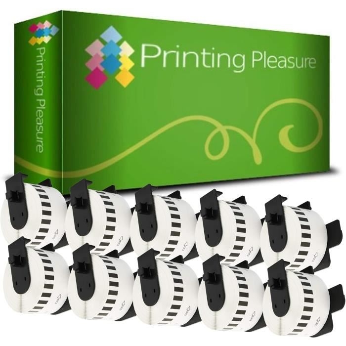 Brother Labels Blanco Impresora Tickets Brother Ql-700 Compatible Con Brother P-Touch QL-500 QL-550 QL-560 Cinta Continua Brother Dk 22205 Papel Continuo Shipping Label Printer - Foto 7