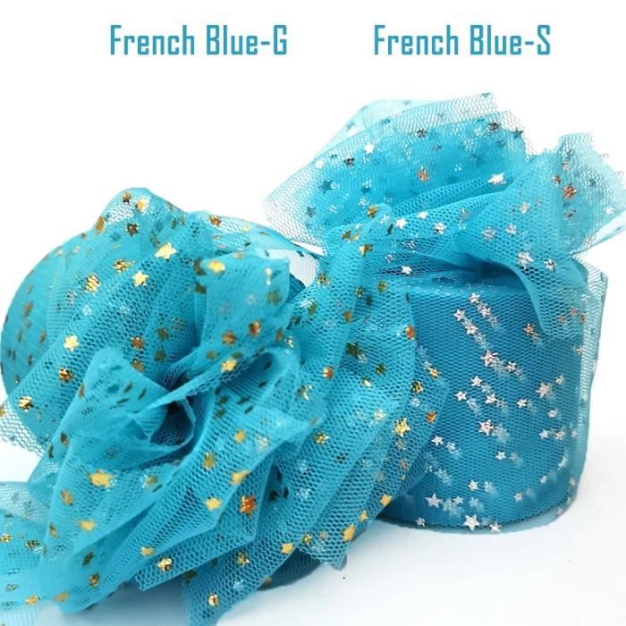 golden-star-bleu-fran-ais-confettis-en-tulle-toile-25yards-6cm