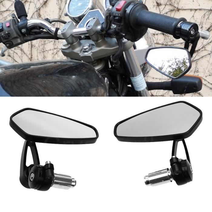 Rétroviseur de guidon de moto, 22mm, extrémité de barre, pour Yamaha MT09 MT07, Honda cb500x pcx