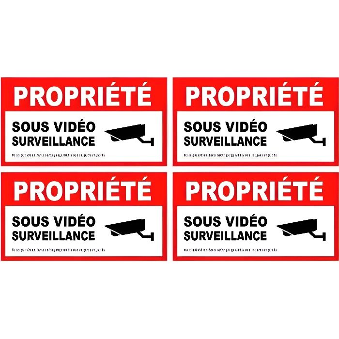 Warnschild Videoüberwachung – Schild Zur Abschreckung, Aus Alu Oder Vinyl