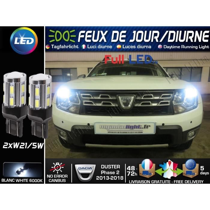 Pack ampoules LED-Feux de jour-position - Dacia Duster phase 2