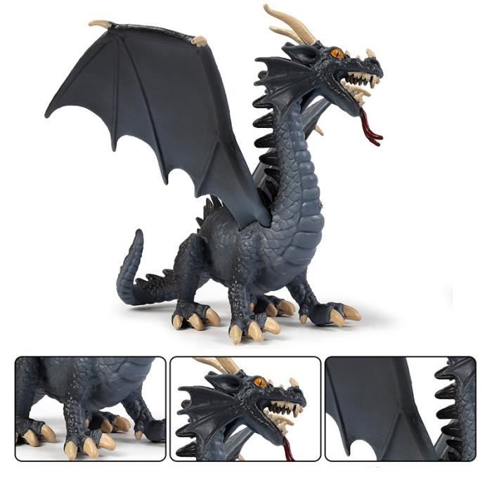 gris modele en plastique de pterosaure dragon dinosaure jouets enfant jouets educatifs cognition 17 14 13 5 cm cdiscount pret a porter