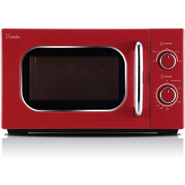 Micro Rouge Four Micro Onde Retro Rouge | micro ondes rouge – STHM