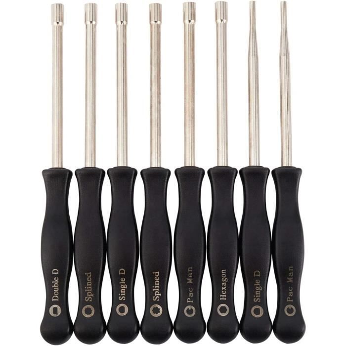 VGEBY Outil De Réglage Du Carburateur Kit De Réglage De Carburateur Avec 12 Tournevis, Tête De