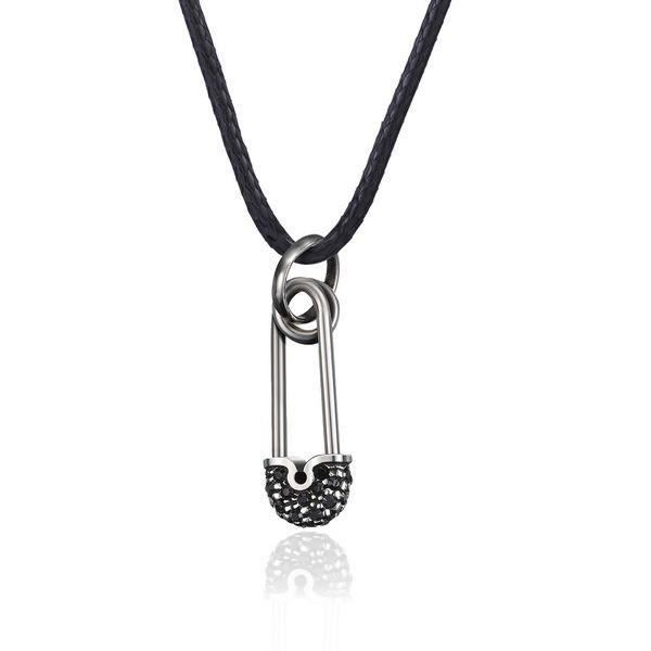 Pendentif argenté noir naturel rutile 925 2,3 pouces bijoux Saint-Valentin GW 