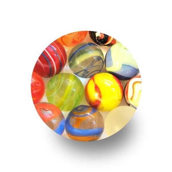 Lot De Billes – Couleurs Et Tailles Variées – Occasion – Jeu Traditionnel