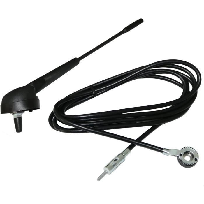 Bingfu Antenne Autoradio Voiture Am/FM Adhésive 3m - Compatible Sony Pioneer Kenwood
