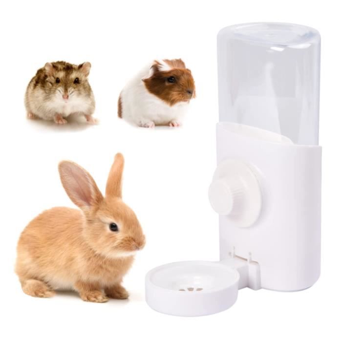 Distributeur deau - MARQUE - 600ML - Suspendu - Anti-goutte - Pour Lapin et Rongeurs