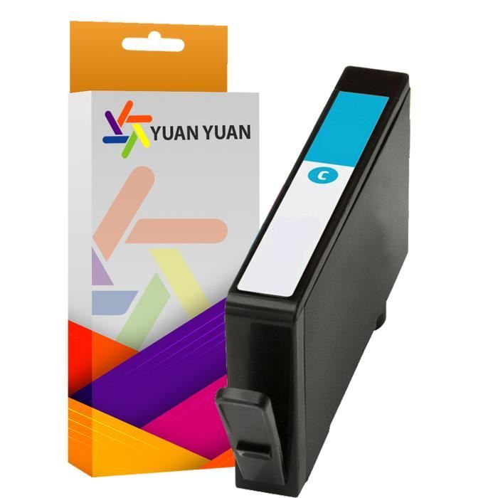 Cartouche compatible pour HP Officejet Pro 6950 All-in-One,Cyan 13 ML-Yuan  Yuan