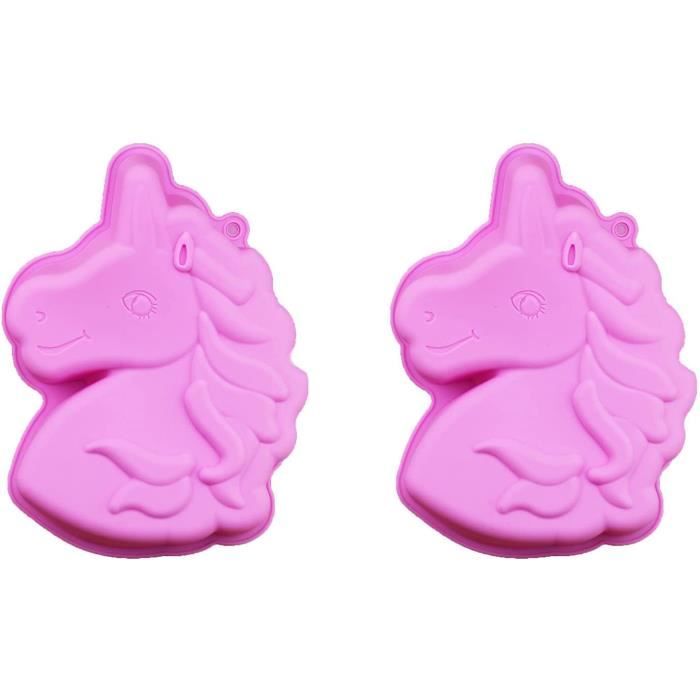 Moule A Gateau Licorne Moule A Gateau Licorne Rose Moule A Gateau Licorne Silicone Moule En Silicone Pour Gateau Glace Choco 16 Cdiscount Maison