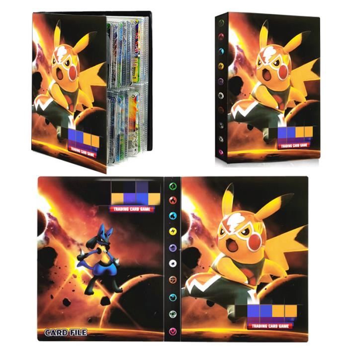 Classeur Collection Cartes 540 Pochettes Transparentes 30 Pages Album  Pokemon