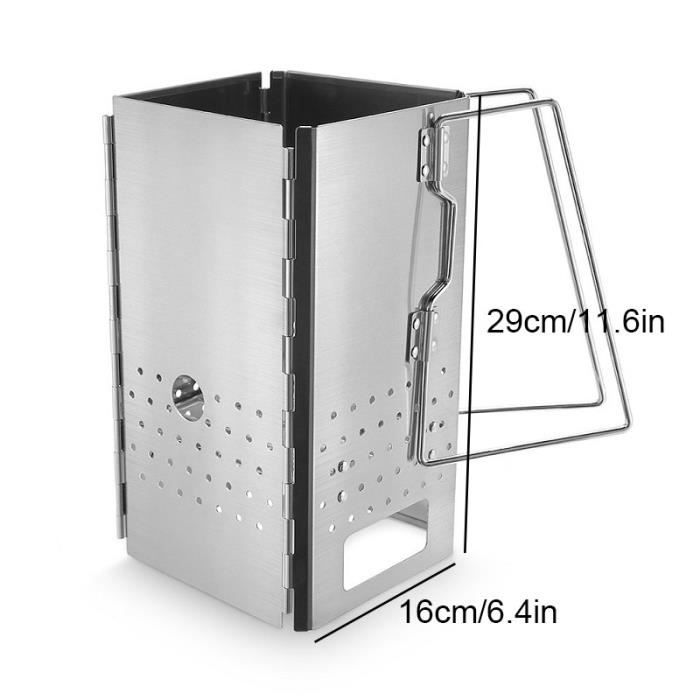 VEVOR Poêle à bois portable tente camping barbecue extérieur 118 po avec tuyaux