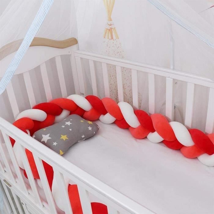 Berceau Funby Tour De Lit Pour Bebe Tour De Lit Tresse Pare Chocs Decoration Pour Berceau 2 M 21 Cdiscount Puericulture Eveil Bebe
