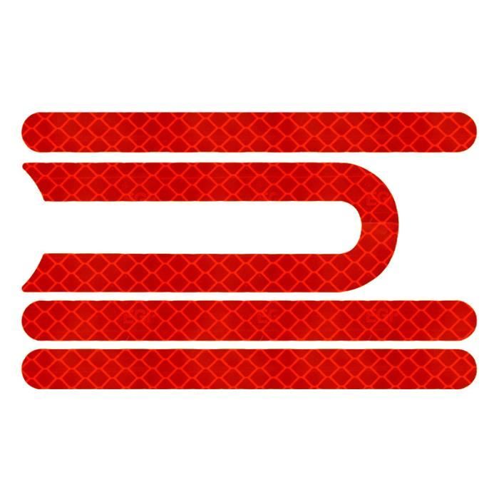 Autocollant Réfléchissant Avant Pour Xiaomi Scooter 1S, Essential, Pro 2, Pro 4, Model 3 - Lot De 2
