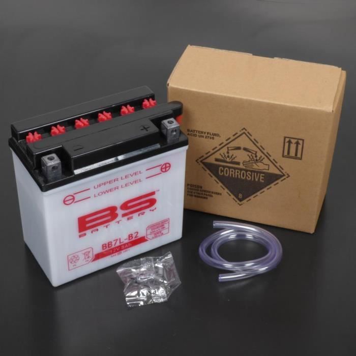 Batterie 12 volts 8Ah BS Batterie scooter MBK 125 Doodo 2000 à 2005 YB7L-B2  - Cdiscount Auto