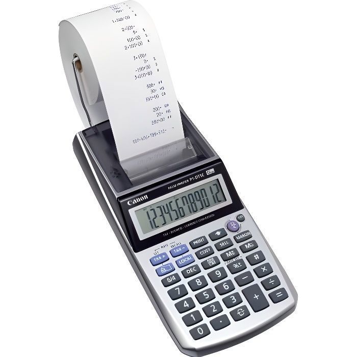 Calculatrice De Poche Canon LS-10TEG - 10 Chiffres, Double Alimentation Solaire/Pile - Noir