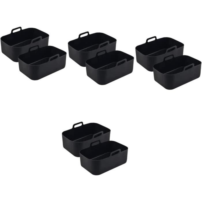 6 Poignées De Casserole En Silicone Résistant à La Chaleur - Anti-brûlure, Isolation Thermique - Lot De 3 Tailles (S, M, L) - Pour Ustensiles De Cuisine - 7