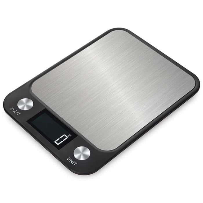 Balance De Cuisine électronique 10 Kg - Précision 1 G - Écran LCD, Fonction Tare - Pour Cuisson, Pâtisserie, Régime