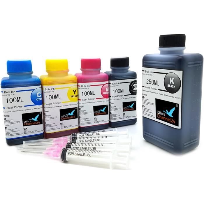 Encre pour Recharger des Cartouches Canon 1603C001 Noir