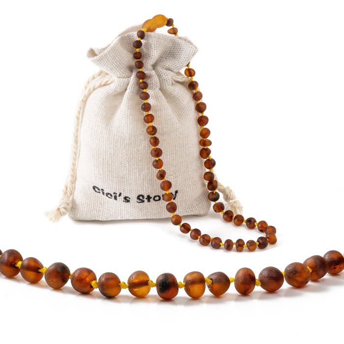 Collier En Ambre De La Baltique Multicolore 32cm - Neuf Sans Emballage, Perles Naturelles