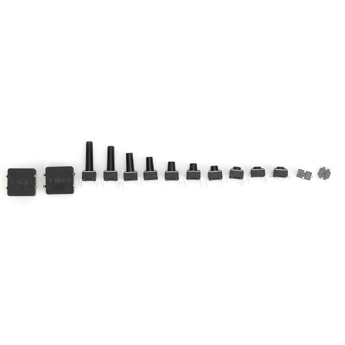 Lot De 14 Interrupteurs Tactiles Carrés Momentanés SPDT PB86 - 4 Broches, Pour équipements Scène