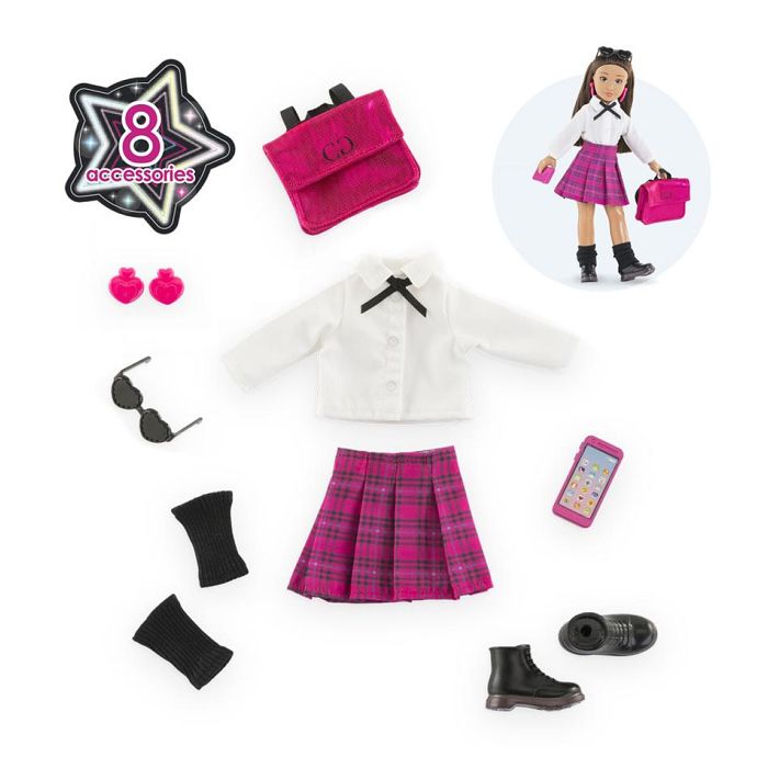 Coffret Accessoires Corolle 300409186142 – Dressing Collège Anglais