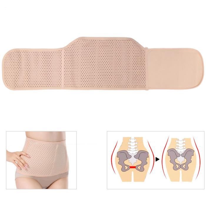 Ceinture Postpartum 3 En 1 - Ventre/Taille/Bassin - Taille M Noir - Récupération Après Accouchement