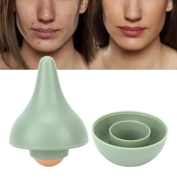 Rouleau Démaquillant Pierre Volcanique - Absorbe L'huile Du Visage - Naturel - Neuf