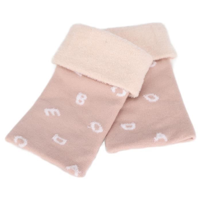 MELLIEX - 2 Paires Gants Sans Doigts Tricotés Hiver | Manchettes Thermiques Unisexe (Noir, Gris, Blanc)